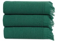 Набор полотенец Lotus Home - Rius Green 300 г/м² (Турция), 3 штуки